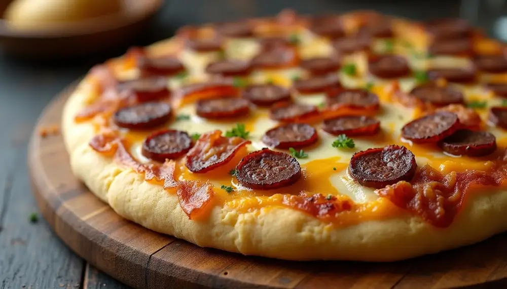 Hungarian flatbread (Töki pompos)