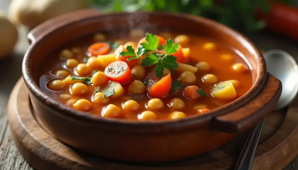 Potaje de Garbanzos (Spanish chickpea stew)