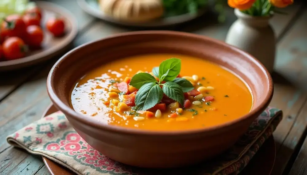 Hungarian Fried Noodle Soup