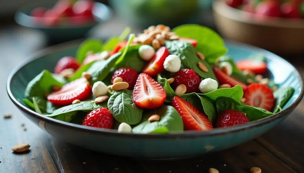 Spinach and Strawberry Salad
